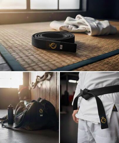 BJJ Belt for Men & Women - IBJJF Approved Brazilian Jiu Jitsu Belt with Ranking Stripes, Durable JiuJitsu Belt in Saudi Arabia