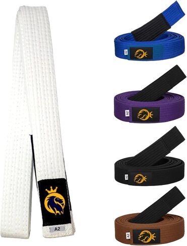 BJJ Belt for Men & Women - IBJJF Approved Brazilian Jiu Jitsu Belt with Ranking Stripes, Durable JiuJitsu Belt in Saudi Arabia