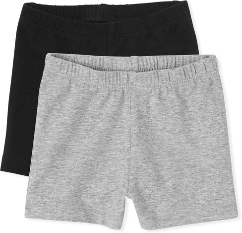 The Children's Place baby girls Shorts Leggings, Black, 4T US in Saudi Arabia