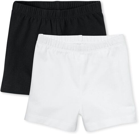 The Children's Place baby girls Shorts Leggings, Black, 4T US in Saudi Arabia