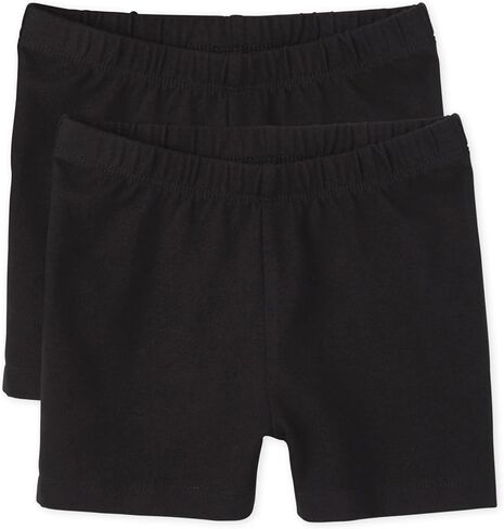 The Children's Place baby girls Shorts Leggings, Black, 4T US in Saudi Arabia