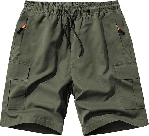 SHOOYING Boys Cargo Shorts Quick Dry Athletic Zipper Shorts Sets in Saudi Arabia