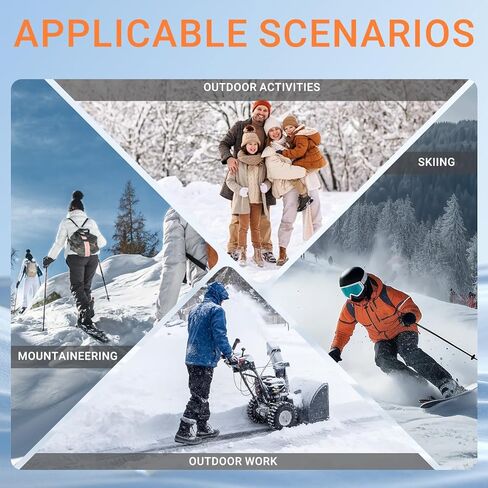Heated Thermals Underwear Set for Men with 2 Quickly-Charging Batteries, Heated long Johns Shirts and Pants in Kuwait
