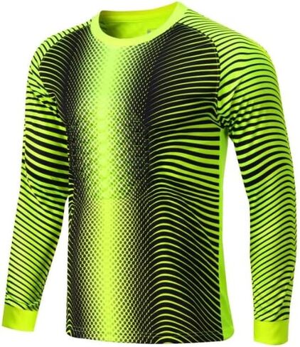 Custom Soccer Goalkeeper Jersey for Youth Adults Personalized Goalkeeper Jersey Padded Goalie Jersey Option Name & Numbers in Saudi Arabia