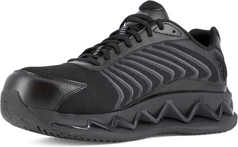 Reebok Work Men's RB3220 Zig Elusion Heritage Work Construction Shoe Black Safety, 6 in Saudi Arabia