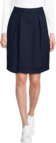 Lands' End School Uniform Women's Solid Pleated Skort Top of Knee in Saudi Arabia