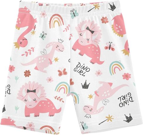 CaTaKu Girls Bike Shorts Cotton Cartwheel Shorts for Girls Toddler Clothes Size 4-10Y in Saudi Arabia
