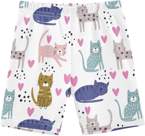 CaTaKu Girls Bike Shorts Cotton Cartwheel Shorts for Girls Toddler Clothes Size 4-10Y in Saudi Arabia