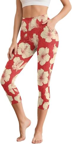 Forest Mushroom High Waisted Leggings for Women, Colorblock Cow Seamless Tights Galaxy Yoga Pants for Workout Sport in Kuwait