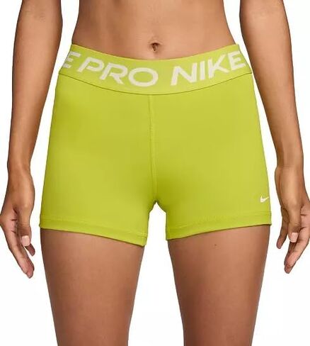 شورت Nike للنساء للتدريب/اللياقة البدنية مقاس 3 بوصات ضاغط/Biker. صبار لامع (أخضر/أصفر) (الولايات المتحدة، Alpha، XX-Large، عادي، عادي، صبار لامع (أخضر/أصفر)) in Kuwait