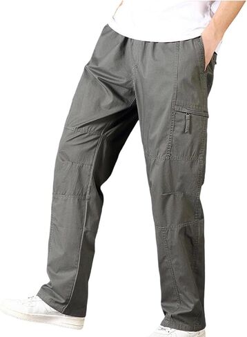 Cargo Pants for Men Big and Tall - Mens Work Pant Durable Ripstop with Multi Pockets Outdoor Waterproof Hiking Gear 2025 in Saudi Arabia