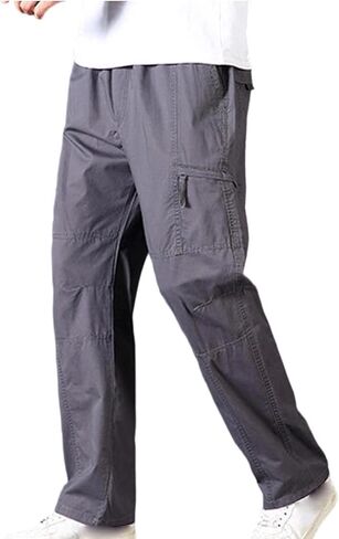 Cargo Pants for Men Big and Tall - Mens Work Pant Durable Ripstop with Multi Pockets Outdoor Waterproof Hiking Gear 2025 in Saudi Arabia