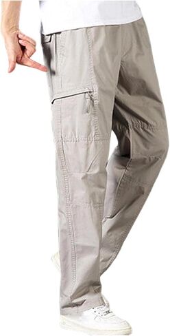 Cargo Pants for Men Big and Tall - Mens Work Pant Durable Ripstop with Multi Pockets Outdoor Waterproof Hiking Gear 2025 in Saudi Arabia