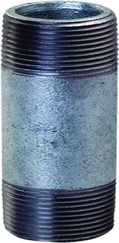 Everflow Supplies NPGL4000 Close Galvanized Steel Nipple Pipe Fitting with 4" Nominal Size Diameter in Kuwait