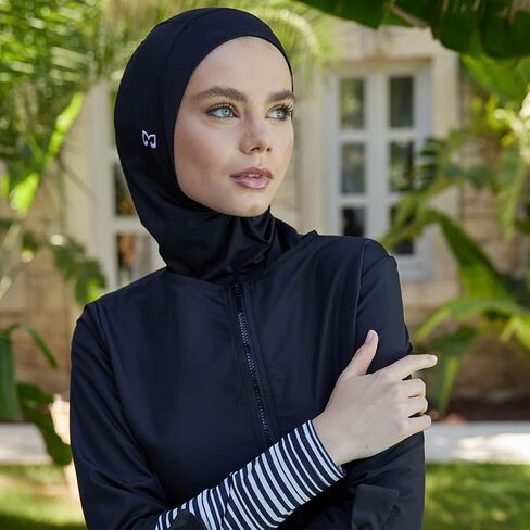ملابس سباحة محتشمة للنساء طقم 3 قطع | بدلة سباحة بأكمام طويلة طقم بوركيني | مجموعة ملابس السباحة الإسلامية ذات الغطاء الكامل للحجاب in Kuwait
