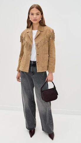 سترة BLANKNYC للسيدات من الجلد السويدي العلاجي بالأعشاب in Kuwait