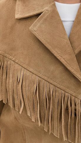 سترة BLANKNYC للسيدات من الجلد السويدي العلاجي بالأعشاب in Kuwait