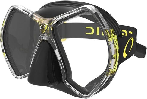 Oceanic Aeris Cyanea Silicone Scuba Diving Mask - Clear Frame - Sea Foam Accent in Kuwait