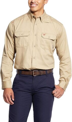 قميص Ariat الرجالي Fr Solid Work in Kuwait