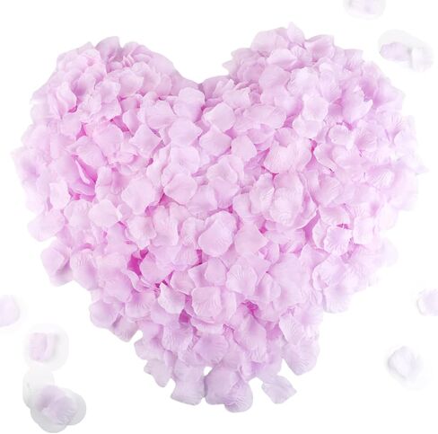 CODE FLORIST 2200 PCS Dark-Red Silk Rose Petals for Romantic Night,Wedding,Proposal Anniversary Flower Decorations in Saudi Arabia
