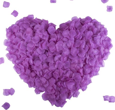 CODE FLORIST 2200 PCS Dark-Red Silk Rose Petals for Romantic Night,Wedding,Proposal Anniversary Flower Decorations in Saudi Arabia