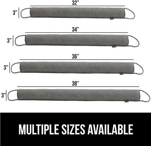 GORILLA GRIP Door Draft Stopper for Bottom of Doors, Sweep Weather Stripping Seal Noise, Cold Air Blocker, Soundproofing, Warm Air Sealer, Easy Install Gap Filler, Home Essentials, 32 Inch, Gray in Kuwait