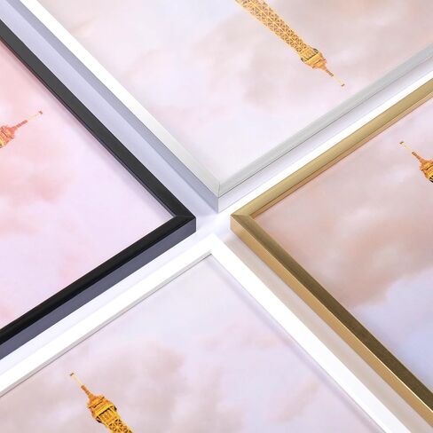 مجموعة إطارات صور upsimples مقاس 5 × 7 مكونة من 3 قطع، مصنوعة من زجاج عالي الدقة لإطارات سوداء مقاس 5 × 7، وإطار صورة رفيع على الحائط وسطح الطاولة لديكور المنزل in Saudi Arabia