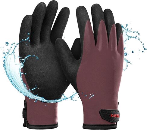 KAYGO Winter Waterproof Thermal Work Gloves, Double Latex Coated, Insulated Warm Liner For Cold Weather, KG145 in Kuwait