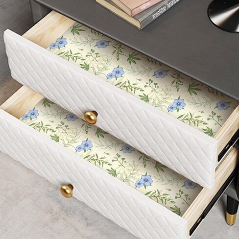 SCENTORINI Drawer Liners for Dresser,12 Sheets Linen Scented Drawer Liners, Drawer Paper Liner 14.3x19.5 Inch, for Fragrant Home Shelf Closet in Saudi Arabia