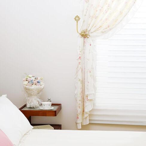 Solid Brass Bird Curtain Holdbacks, Hand-Forged Gold Wall Mounted Curtain Tiebacks with Swallow Design (A Pair of Swallows) in Kuwait