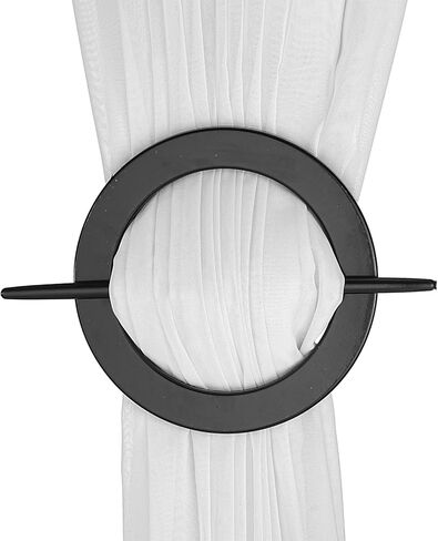 Elegant Retro Style Curtain tie, 2-Piece Set - Decorative Plastic fixator, Suitable for Living Room, Bedroom, Office Decoration (Golden) in Saudi Arabia