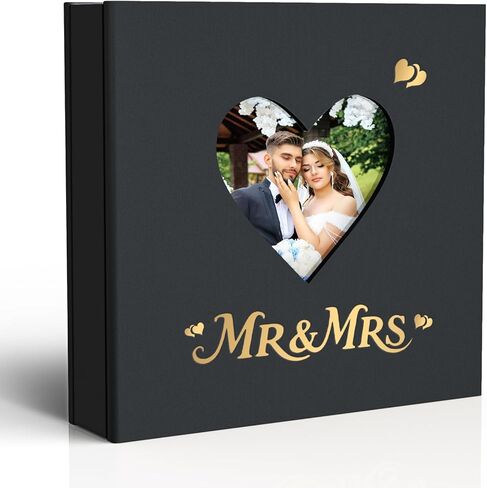 Barsone Linen Wedding Photo Album 4x6 with 400 Pockets(Large Capacity Customizable Memory Book, Custom Engraved Cover, Bridal Photo Album for Engagement, Gifts & Memory Keepsake) in Kuwait