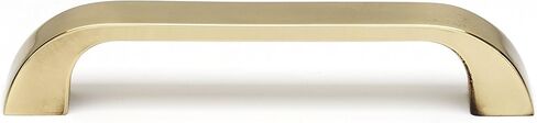 Contemporary 3 3/4" Center Bar Pull Finish: Satin Nickel in Saudi Arabia