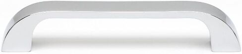 Contemporary 3 3/4" Center Bar Pull Finish: Satin Nickel in Saudi Arabia