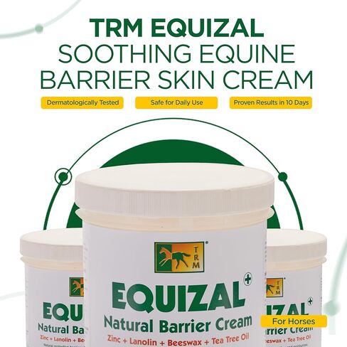مرهم كريم بشرة الخيول من تي آر إم | حماية طبيعية وتخفيف وترطيب بشمع العسل والزنك - 400 مل in Kuwait