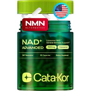 مكمل Liposomal NAD مع ريسفيراترول - بديل مكمل NMN - تم اختباره من قبل طرف ثالث - إمداد لمدة 30 يومًا - NAD+ ريسفيراترول المتقدم in Kuwait