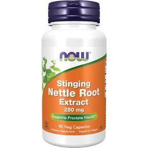 NOW Foods Supplements, Stinging Nettle Root Extract (Urtica dioica) 250 mg, Supports Prostate Health*, 90 Veg Capsules in Saudi Arabia