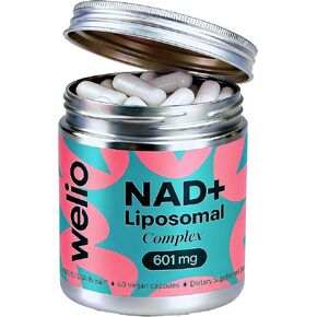 Liposomal NAD Supplement 601mg | Anti-Aging & Cellular Energy | Advanced NAD+ for Women & Men | NMN Supplement Alternative | Skin, Cognitive Function, Antioxidant Support – 60 High Purity Capsules in Saudi Arabia