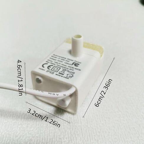 Replacement Pump for 9L/2.4 Gal Cat Water Fountain, Super Quiet Pump for Pet Water Fountain in Saudi Arabia