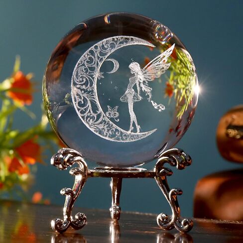 Cat Lover Gifts for Women 3D Cat Crystal Ball Themed Gift Mom Birthday Kitty Laddy Gift for Christmas Mothers Day in Saudi Arabia