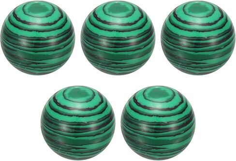 uxcell 5 Pcs Gemstone Sphere Balls, 20mm Mini Natural Quartz Sphere Polished Hand Carved Crystal Ball for Garden Kitchen Living Room Bathroom, Black Gray in Saudi Arabia