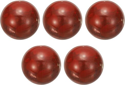 uxcell 5 Pcs Gemstone Sphere Balls, 20mm Mini Natural Quartz Sphere Polished Hand Carved Crystal Ball for Garden Kitchen Living Room Bathroom, Black Gray in Saudi Arabia