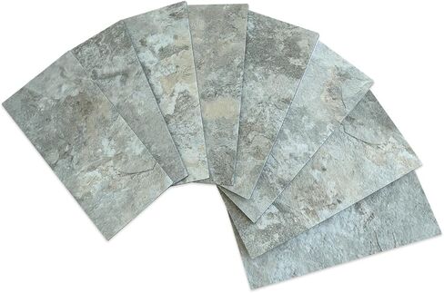 AULIGET 3" x 6" Subway Tile Peel and Stick Backsplash, Thick PVC Stick on Wall Tiles (100, Beige Slate) in Saudi Arabia