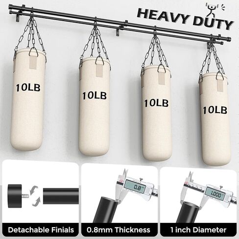 Black Double Curtain Rod, 36 to 72 Inch Dual Curtain Rods with Aluminium Modern End Cap Finials, 1 Inch Adjustable Heavy Duty Window Treatment Rods, Telescopic Metal Double Drapery Pole Set in Kuwait