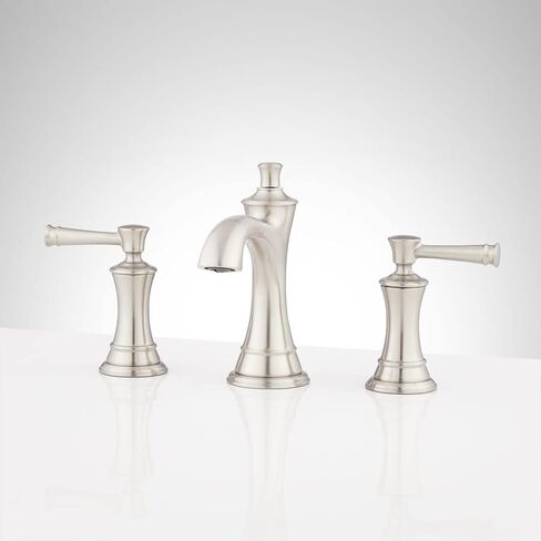 Signature Hardware 447873 Beasley 1.2 GPM Widespread Bathroom Faucet with Pop-Up Drain Assembly in Saudi Arabia