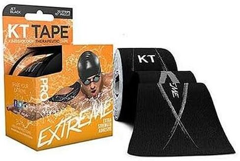 شريط KT Extreme Pro، 4 بوصة × 4 بوصة، أسود (صندوق مكون من 20 قطعة) in Kuwait