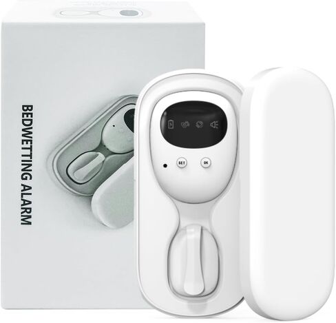 منبه لاسلكي للتبول اللاإرادي للأولاد والبنات، قابل لإعادة الشحن عبر USB-C، صوت عالٍ، اهتزاز قوي، منبه للتبول، تدريب على استخدام المرحاض للأطفال، أبيض in Saudi Arabia