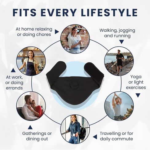 Ostomy Belt for Men & Women | Colostomy Ostomy Bag Covers for Sports | Discreet Ileostomy Belt | Ostomy Bag Cover | Ostomy Wrap Abdomen | Inner Pocket to Hold Ostomy Pouch (Black, Medium) in Saudi Arabia