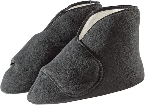 Silvert's Men’s & Women’s Extra Wide - Soft Fleece Diabetic Bootie Slippers for Seniors in Saudi Arabia