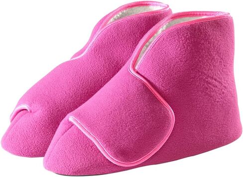 Silvert's Men’s & Women’s Extra Wide - Soft Fleece Diabetic Bootie Slippers for Seniors in Saudi Arabia